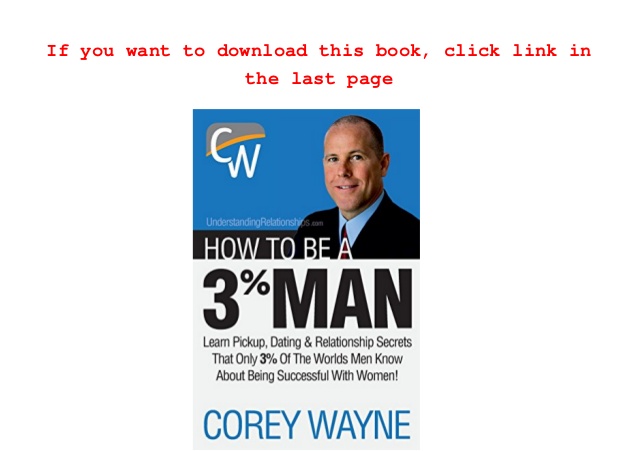 Corey wayne 3% man pdf